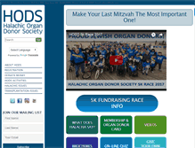 Tablet Screenshot of hods.org